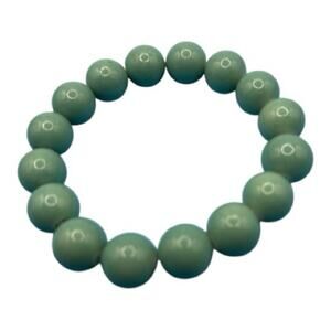 Green Ceramic Beaded Bracelet